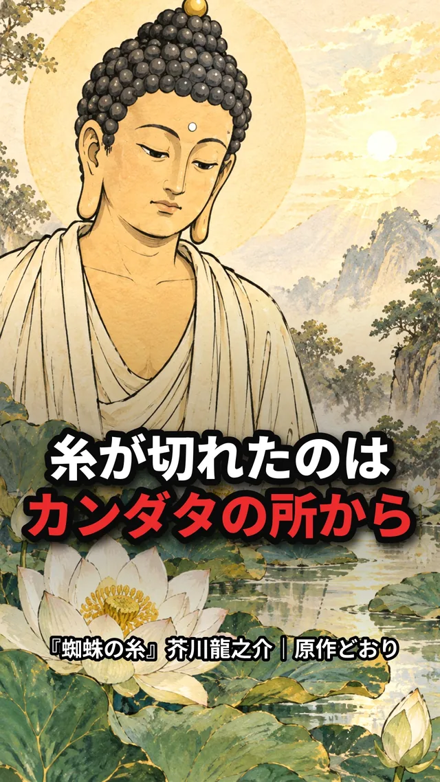 蜘蛛の糸の投稿用サムネイル