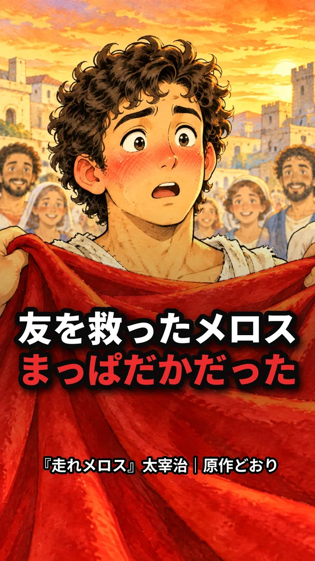 走れメロスの投稿用サムネイル