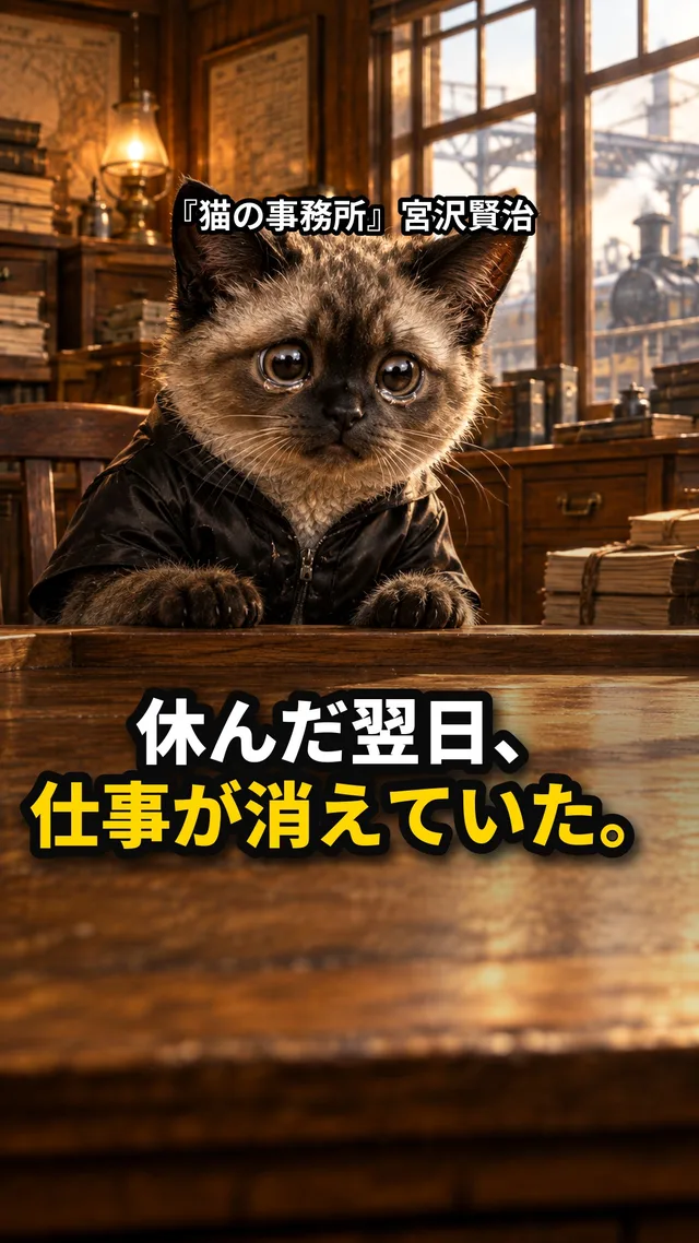 猫の事務所の投稿用サムネイル