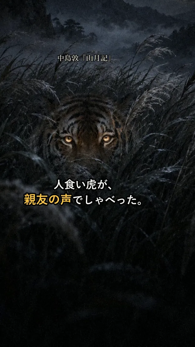 山月記の投稿用サムネイル