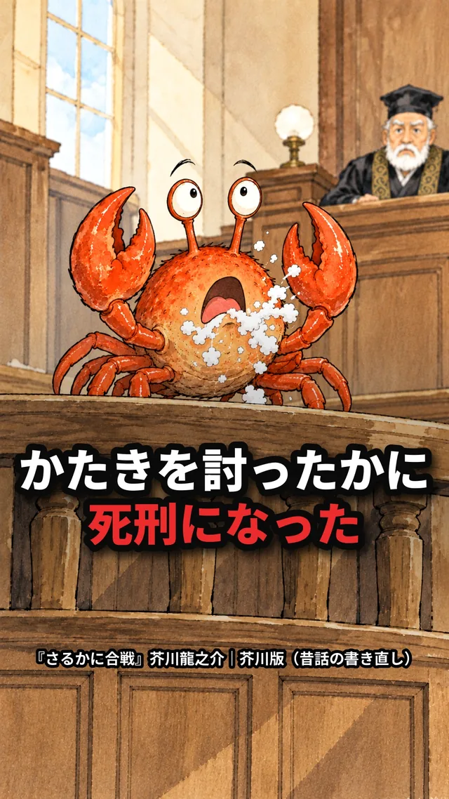 さるかに合戦の投稿用サムネイル